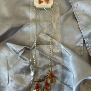 MIA Gold and Red Necklace